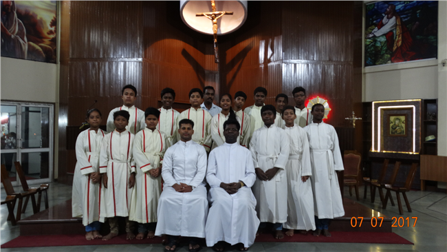  Altar Servers...